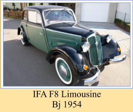 IFA F8 Limousine Bj 1954