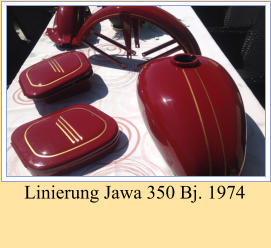 Linierung Jawa 350 Bj. 1974