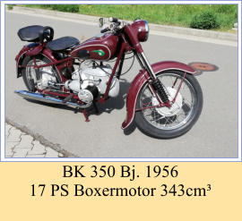 BK 350 Bj. 1956  17 PS Boxermotor 343cm³