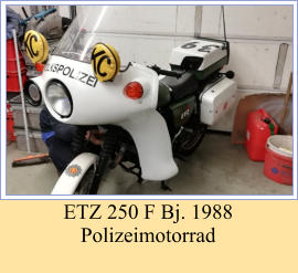 ETZ 250 F Bj. 1988 Polizeimotorrad